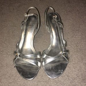 Silver heels
